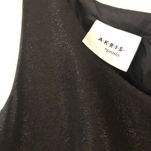 Akris punto dress, very flattering tapered A-line